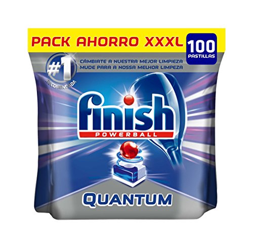 Recarga de Saboneteur Lave-Louças FINISH Quantum (100 unidades) Finish - Detergente e sabão para louça - recarga, saboneteur, lave-louças, finish quantum
