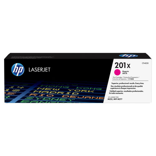 Toner HP 201X Original Magenta 1 unidade(s) (Consumível Informática e Tel.) HP - Cartuchos de toner e jato de tinta - magenta, 2300 páginas, preto