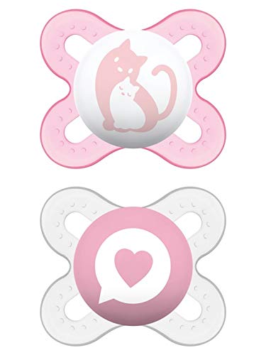 Chupetas MAM Start (2 Un) Cor-de-Rosa (0 - 2 Meses) MAM - Chupetas e mordedores - 2 unidades, cor-de-rosa, 0-2 meses