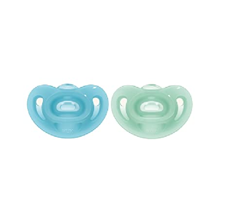 Chucha de Silicone 0-6 Meses Azul (2 Unidades) NUK - Cuidados com a higiene oral - silicone, 0-6 meses, azul, 2 unidades