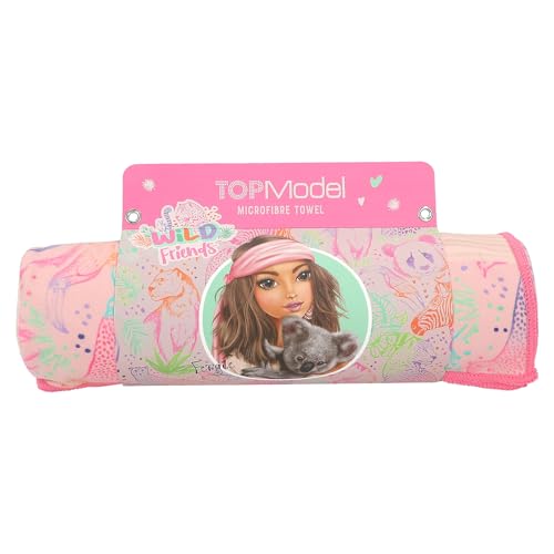 Toalha de Cabeça DEPESCHE Topmodel (Multicor - 40 x 180 cm) Depesche - Toalhas de banho e panos de limpeza - microfibra, rosa, absorvente, 40x180 cm