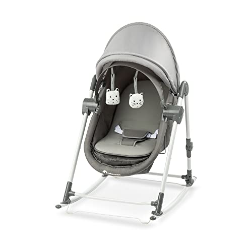 Berço de Baloiço BEBE CONFORT Calys Cinza DORF0 - Móveis para bebês e crianças pequenas - comodidade, posição de inclinação, reclinável, segurança
