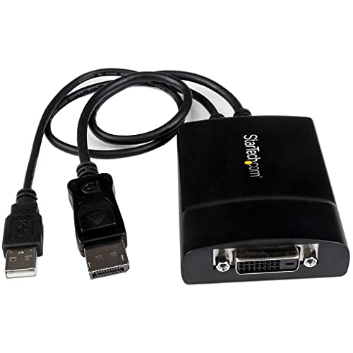 Cabo de Vídeo Adaptador StarTech.com DP2DVID2 0.15m DisplayPort DVI-D STARTECH.COM - Cabos - displayport, dvi-d, conversor, 0.15m