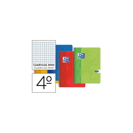 Caderno OXFORD (A5 - Quadrado - 21x15cm) Oxford - Cadernos e bloco de notas - A5, 21x15cm, capa cartão, encadernação espiral