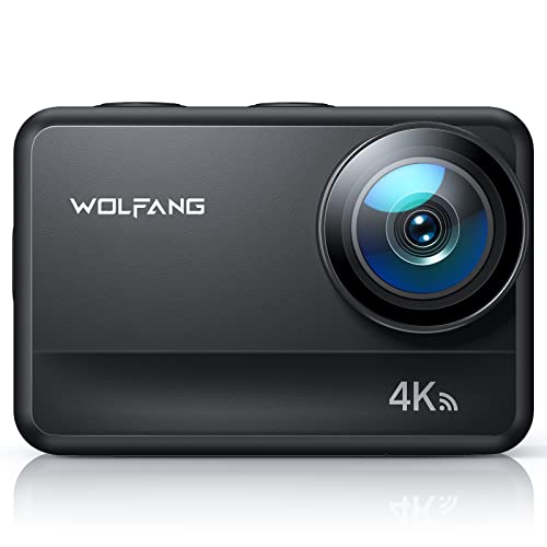 Action Cam WOLFANG GA400 (4K - 24 MP - Até 60 min de autonomia) WOLFANG - Câmaras de vídeo - 4k, 24 MP, 60 min autonomia