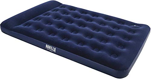 Cama de Campismo BESTWAY Azul (191x137x28cm) Bestway - Colchões de ar - 191x137x28cm, flocada, easy inflate, duas pessoas