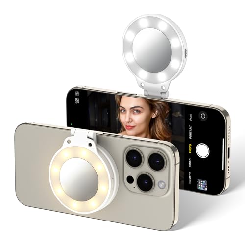 Anel de Luz Magnético JJC com Bateria Recarregável Shenzhen JinJiaCheng Photography Equipment Co., Ltd. - Acessórios para telemóveis - magnético, recarregável, selfie, 180º compacto