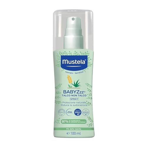 Babyzzz - Talco Não Talco 100 g (Recondicionado Como Novo) Mustela - Pó corporal - 100g, spray, branco, rosa