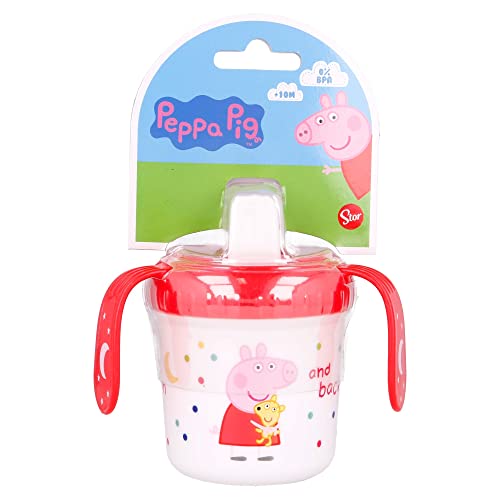 Peça de Brincar STOR TOYS Peppa Pig Little One Stor - Canecas - antiderrame, boca antiderrape, bico antigota, plástico BPA livre