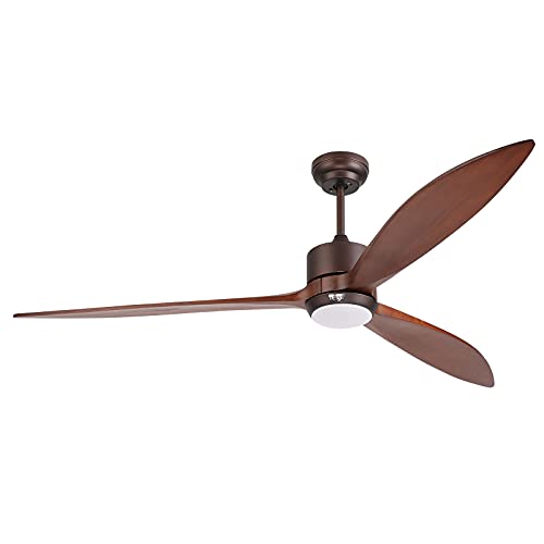 Ventoinha de Teto REIGA 165 Cm Madeira reiga - Ventiladores de teto - madeira, 16,5 cm, 3 velocidades, 180 W