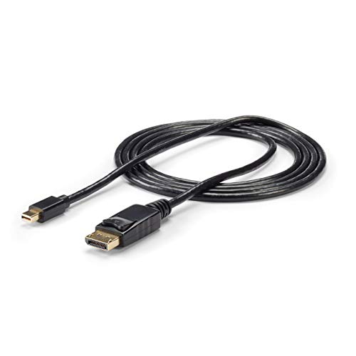Cabo de Dados STARTECH (DisplayPort - 1.8 m - Preto) STARTECH - Cabos - mini displayport, displayport, preto, 1.8m, 3840x2160
