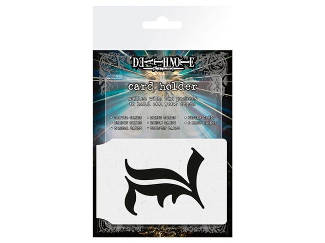 Porta Cartas Gb Eye Death Note 2.0 (L) - Preto e Vermelho GB eye - Carteiras e clips de dinheiro - porta cartas, gb eye, death note 2.0, L, preto/vermelho
