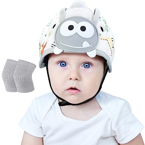 Capacete para bebés ORZBOW Dino (0.5-2 anos) Orzbow - Chapéus para bebês e crianças pequenas - 0.5-2 anos, proteção frontal, proteção lateral, ajustável