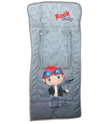 Almofada de Assento HAPPYWAY Rock (Cinzento) Happy Way - Forros e sacos de transporte para bebês - proteção, suporte, cordão elástico, adaptável