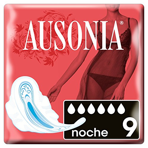 Almofadas de Proteção Noturna Ultra Ausonia (9 unidades) AUSONIA - Absorventes e protetores femininos - proteção noturna, almofadas, 9 unidades