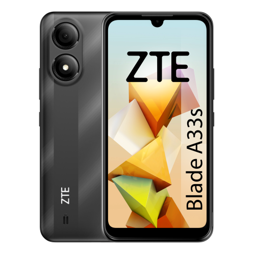 Smartphone ZTE Blade A33S (6.3'' - 2 GB - 32 GB - Preto) ZTE - Telemóveis - 6.3 polegadas, 2 gb ram, 32 GB armazenamento, preto