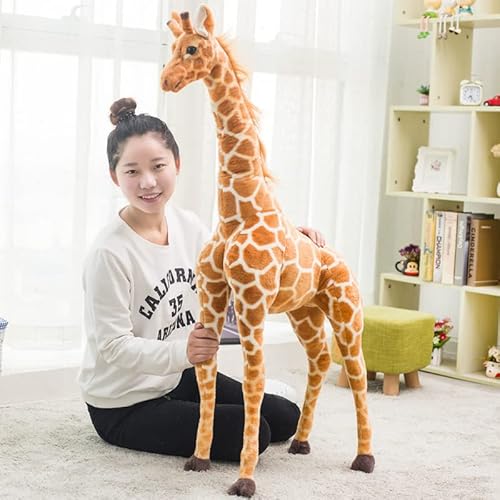 Peluche GIGANTE Giant Sweet Lovely Giraffe (Idade Mínima Recomendada: 3 anos) DHESSO - Brinquedos - gigante, macio, 3 anos