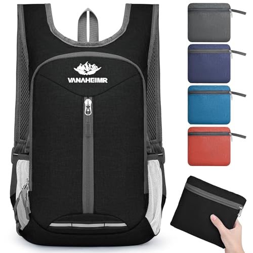 Mochila de Viagem YOOWALAR Ultraligera 16L (Preto) Yoowalar - Mochilas - ultraligera, 1,6L, nylon, preto