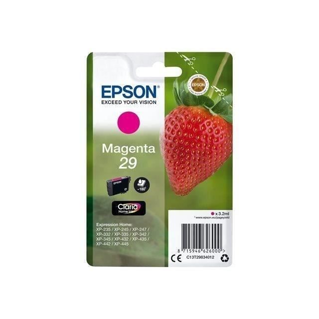 Tinteiro EPSON T1291 Magenta (C13T12914020) Epson - Cartuchos de toner e jato de tinta - epson, magenta, c13t12914020, xp-235, xp-332, xp-335