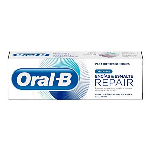 Pasta de Dentes ORAL-B Duplo Encía Esmalte Branco (2 x 125 ml) Oral-B - Pasta de dentes - duplo encía, esmalte branco, 2 x 125 ml