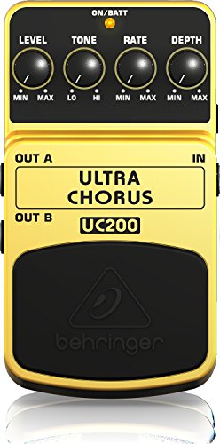 Pedal de Efeito BEHRINGER Ultra Chorus UC200 Behringer - Processadores de efeitos - chorus, stereo, pedal