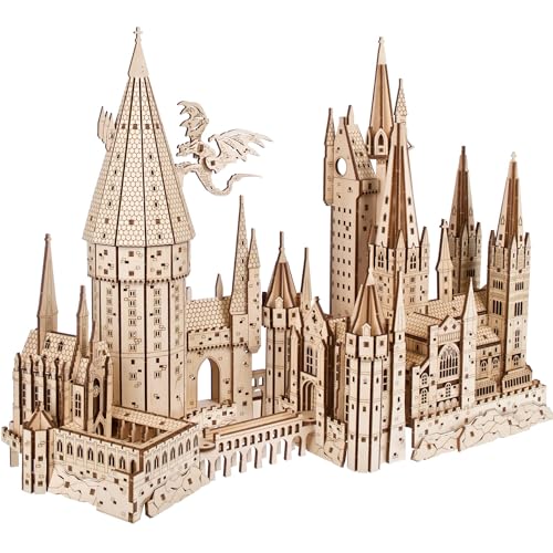 Puzzle 3D HARRY POTTER CASTLE (Idade minima: 14 anos) UGEARS - Quebra-cabeças - puzzle, Harry Potter, castelo, idade mínima 14 anos