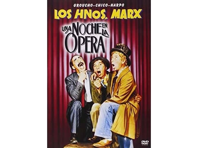 Blu-Ray Una Noche En El Ópera (Edição em Espanhol) Estévez Seven - Dvds e vídeos - blu-ray, ópera, musical, 1932