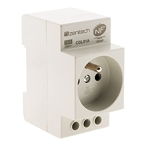 Tomada ZENITECH Prise Modulaire 2P+T Nf ZENITECH - Tomadas e soquetes de energia - modular, 2P+T, potência 3680w