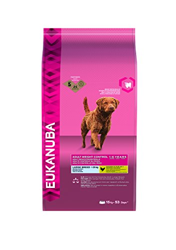 Ração para Cães EUKANUBA (15 Kg - Seca - Porte Grande - Adulto) EUKANUBA - Ração para cães - 15 kg, seca, porta grande, adulto