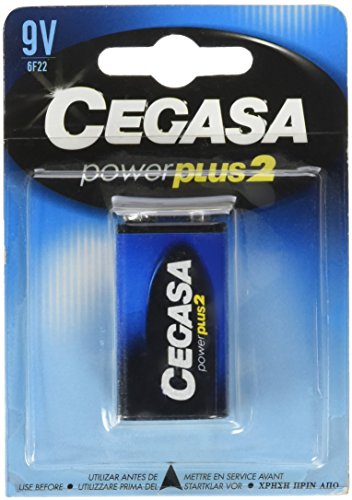 Pilhas Recarregáveis Power Plus 2 Cegasa Salinas 6F22 9V Cegasa - Baterias - 9V, lítio-alcalina, compatível, duradouro