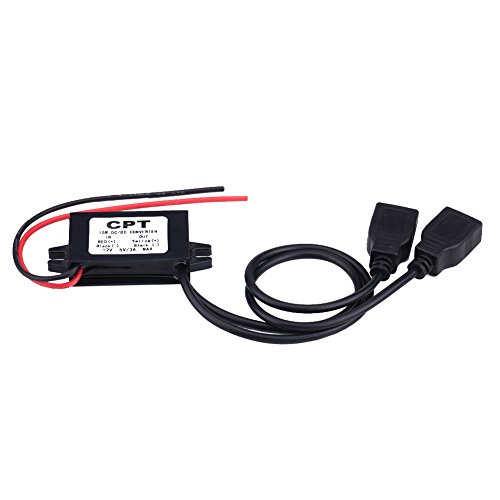 Adaptador de Energia DC 12V a DC 5V (Recondicionado Como Novo) Keenso - Sistemas elétricos e de potência de veículos automotores - usb 2.0, compatível universal, 3a, 12v 5v