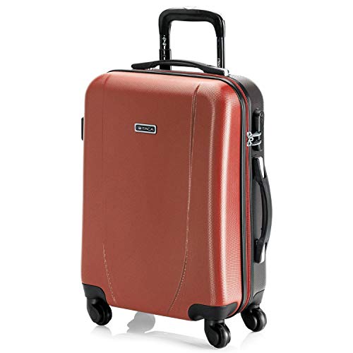 Mala de Cabine ITACA Abs Texturizado Laranja (35 L) ITACA - Malas - trolley, 3,5 L, fecho combinado, 4 rodas
