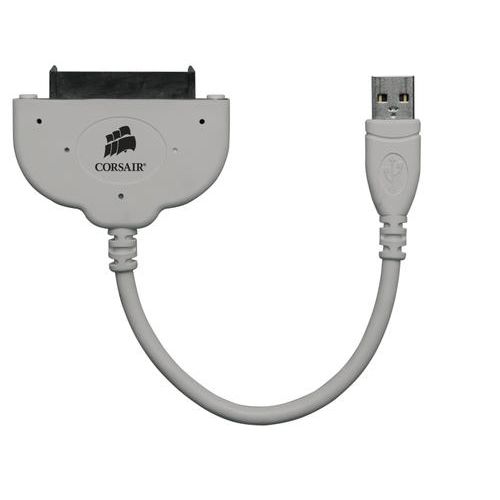 Adaptador CORSAIR CSSD-UPGRADEKIT (SATA - Preto) Corsair - Duplicadores de disco - sata, usb, preto, windows, os x