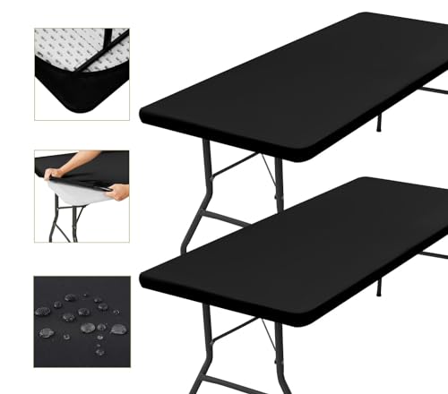 Toalha de Mesa 2 Unidades Rectangular Preto Glop 2013, SL - Toalhas de mesa - rectangular, preto, 2 unidades