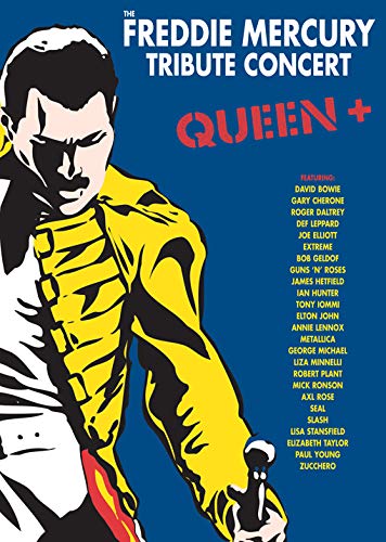 DVD Queen + - The Freddie Mercury Tribute Concert (Edição em Espanhol) PRODUCCIONES JRB - Dvds de filmes e programas de televisão - freddie mercury, concerto tributo, elton john, david bowie, george michael