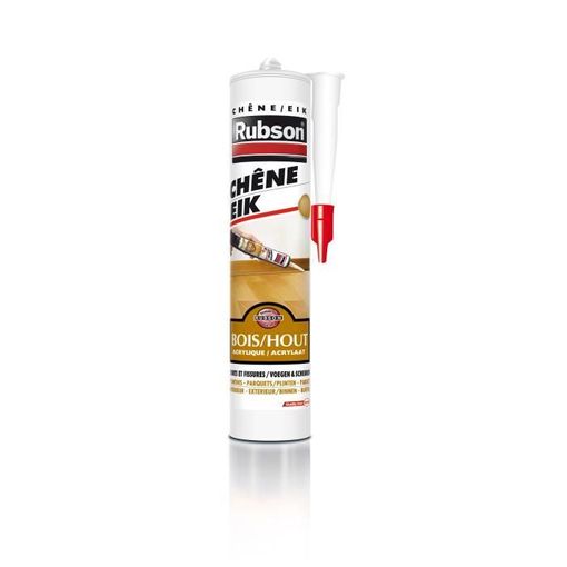 Rubson Mastique Bois Cartouche 280Ml Chêne RUBSON - Revestimentos protetores e selantes - 280ml, chêne, resinas acrílicas, 1-10mm