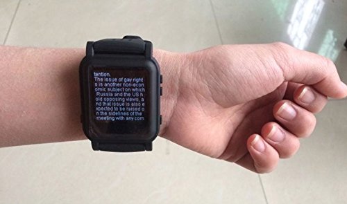 Smartwatch com Botão de Emergência Preto Pinganillomic - Relógios de Parede - smartwatch, botão de emergência