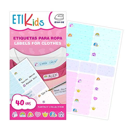 Etiquetas de Roupa Fantasia 40 Unidades ETIKIDS Haberdashery Online - Enfeites e acabamentos - fantasia, 40 unidades