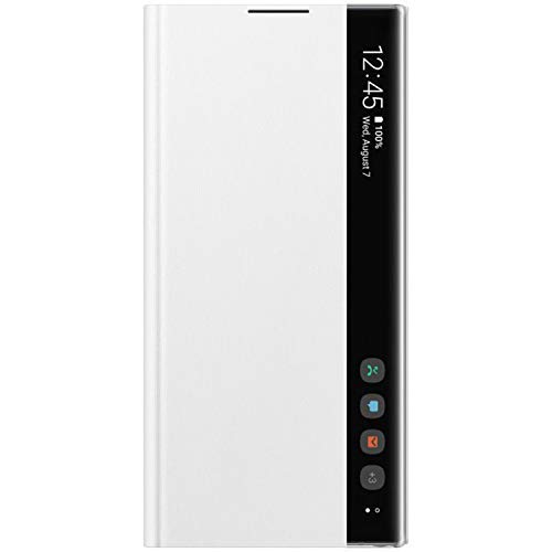 Capa SAMSUNG Galaxy Note 10+ Clear Standing Branco SAMSUNG - Capas para telemóveis - samsung, galaxy note 10, clear standing, branco