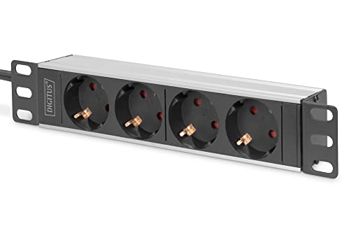 PDU ASSMANN ELECTRONIC DN-95418 0.25kVA 4AC outlet(s) Digitus - Filtros de linha e supressores de surtos - 0.25 kVA, 4 AC outlet(s), 220 V, 50/60 Hz