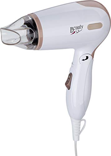 Secador de Cabelo JATA SC47B (1800 W - 3 Níveis de temperatura) Jata - Secadores de cabelo - 1800 W, 3 níveis temperatura, bitensão, pega dobrável