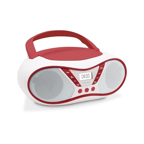 Mooov 477411 leitor de CD Portátil Vermelho METRONIC - Áudio - portátil, vermelho, cd, mp3, usb