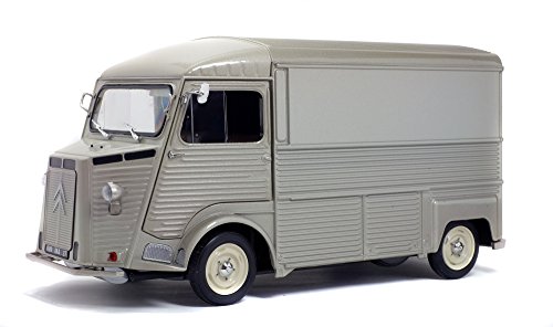 Modelo de veículo pré-montado SOLIDO Citroën HY cinza (Idade mínima recomendada: 3 anos) SOLIDO - Modelos em escala - veículo, escala 1/18, acabamento detalhado, coleção