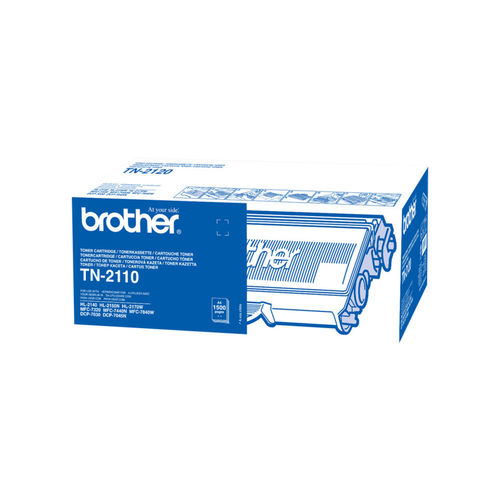 Tóner BROTHER TN-2110 Preto (1TNTN21) Brother - Cartuchos de toner e jato de tinta - preto, tn-2110, brother