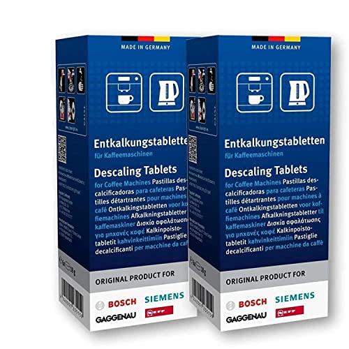 Pastilhas de Descalcificação BOSCH 3 109 67 Siemens - Removedores de calcário e desincrustantes - descalcificação automática, 3 etapas, limpeza, manutenção