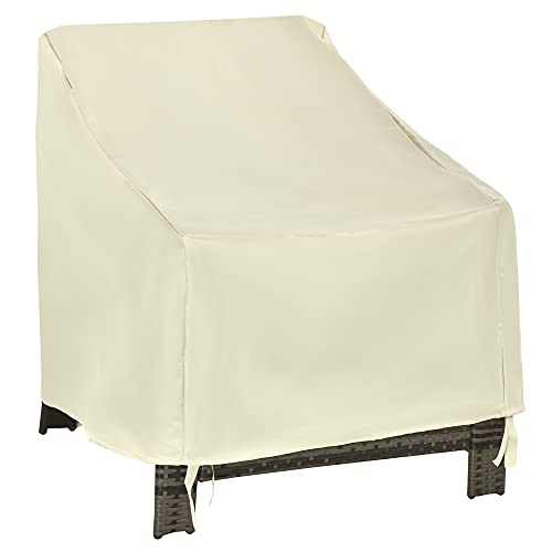 Capa de Exterior para Cadeiras Outsunny | 68 x 87 x 77 cm - Cinzento Outsunny - Capas para móveis de exterior - tecido oxford, cinzento, 68 x 87 x 77 cm