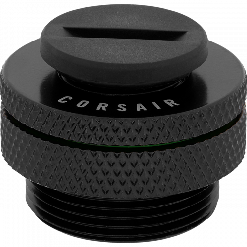 Torneira de Difusão para Sistema de Arrefecimento Líquido Corsair Hydro X Series XF Preto Corsair - Peças de refrigeração de sistema de computador - compatível, interior, preto, Hydro Series X
