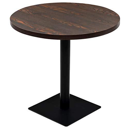 Mesa de Refeição VIDAXL (Cinzento - 80x75 cm) vidaXL - Mesas de cozinha e sala de jantar - cinzento, 80x75 cm