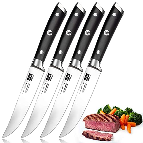 Conjunto Facas de Cozinha SHAN ZU 4 Peças SHAN ZU - Facas de mesa - 8 peças, resistente, durável