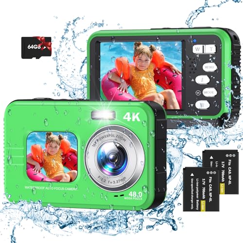 Action Cam SPC AQUA4K-64G Verde (4K - 48 MP - Até 120 min de autonomia) Jckduhan - Câmeras - 4k, 48 MP, 120 min autonomia, 30 fps